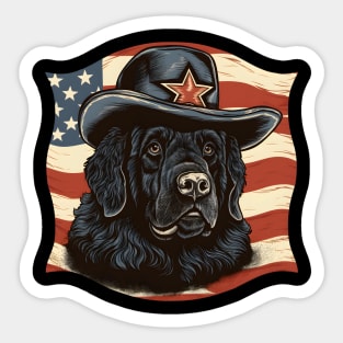 Newfoundland 4th of July Sticker